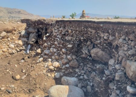 جهانبخش مومنی دهیار روستای چهارتنگ از بین رفتن بخشی از جاده روستا  براثر سیل خبر داد