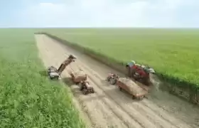 برداشت نیشکر از ابتدای فصل، ۱۰۰ درصد سبز انجام شده است/ امسال ناوگان برداشت نیشکر با ۹ هاروستر جدید تقویت شد