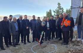 آیین کلنگزنی پروژه تعریض و آسفالت جاده الهک شهرستان ایذه برگزار شد