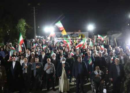تجدید بیعت مردم غیور باغملک با آرمان‌های رهبر انقلاب
